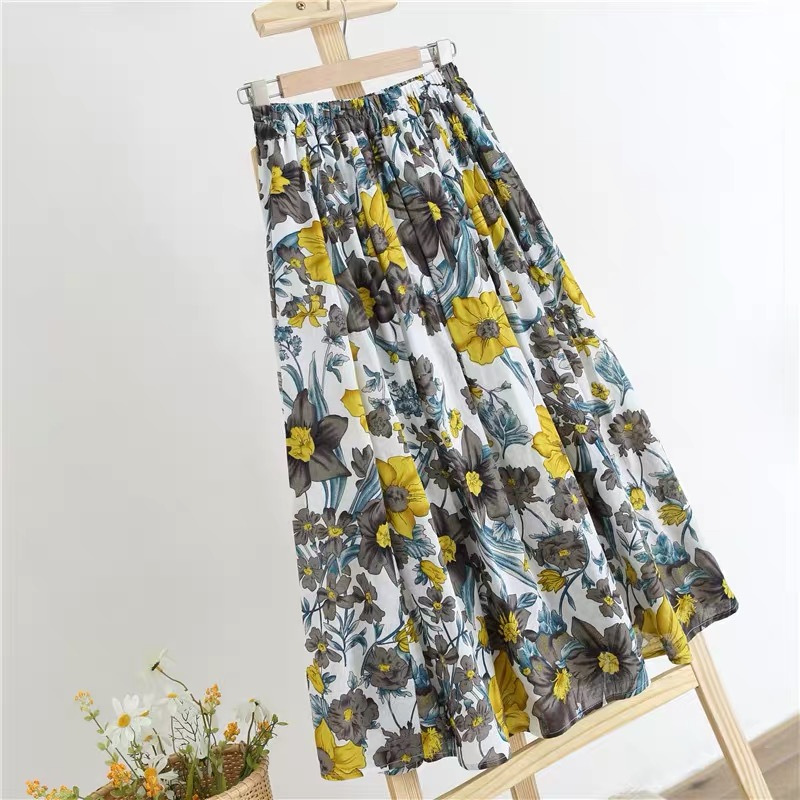 Nouvelle Collection : Robe Trapèze Florale Élégante et Tendance pour Femme – Confortable et Respirante, Idéale pour le Bureau