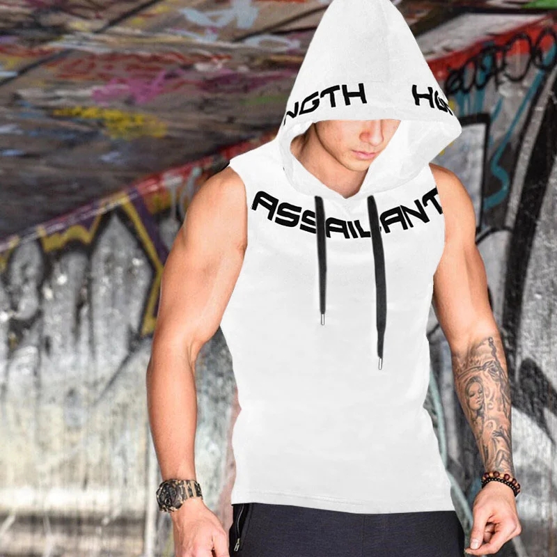 Haut de sport en coton précieux pour le basket-ball, vêtements d'entraînement respirants, haut de course à capuche en fibre, nouveau, été