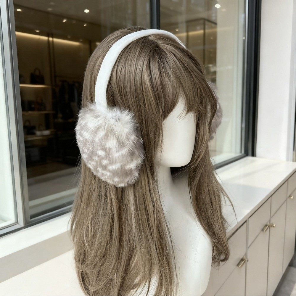 Écharpe à motif de cerf kawaii, coupe-vent, chaude pour l'hiver, cache-oreilles pliables, chauffe-cou doux, célébration du Nouvel An