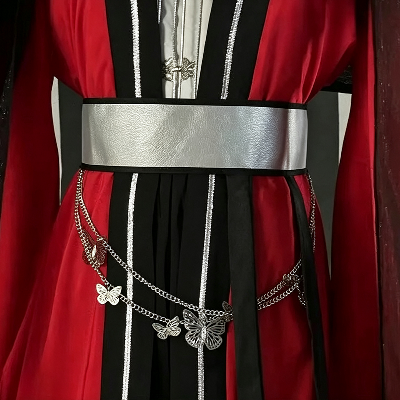 Ensemble de costume de cosplay Huacheng, robe Hanfu de prairie Huacheng, costume de jeune Sanlang, roi fantôme Hua Cheng, Tian Guan Ci Fu
