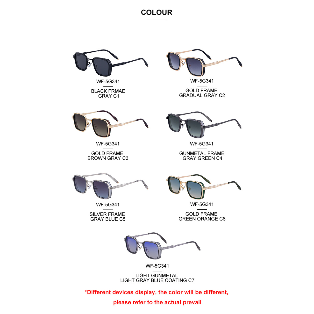 Lunettes de soleil tendance européennes et américaines pour hommes, branches métalliques rétro, Style Punk, haut de gamme, UV400, nouvelle collection 2025