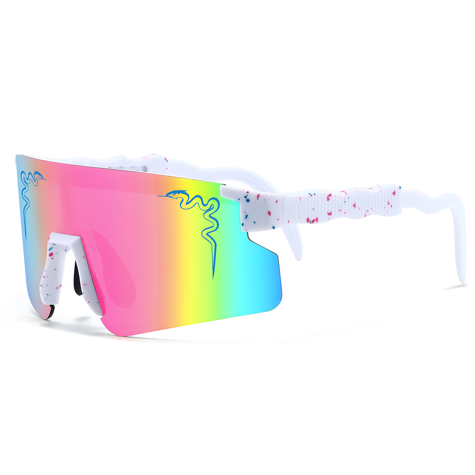 Lunettes de soleil hommes femmes UV400 lunettes de soleil Baseball Sport de plein air cyclisme lunettes vtt vélo lunettes de vélo
