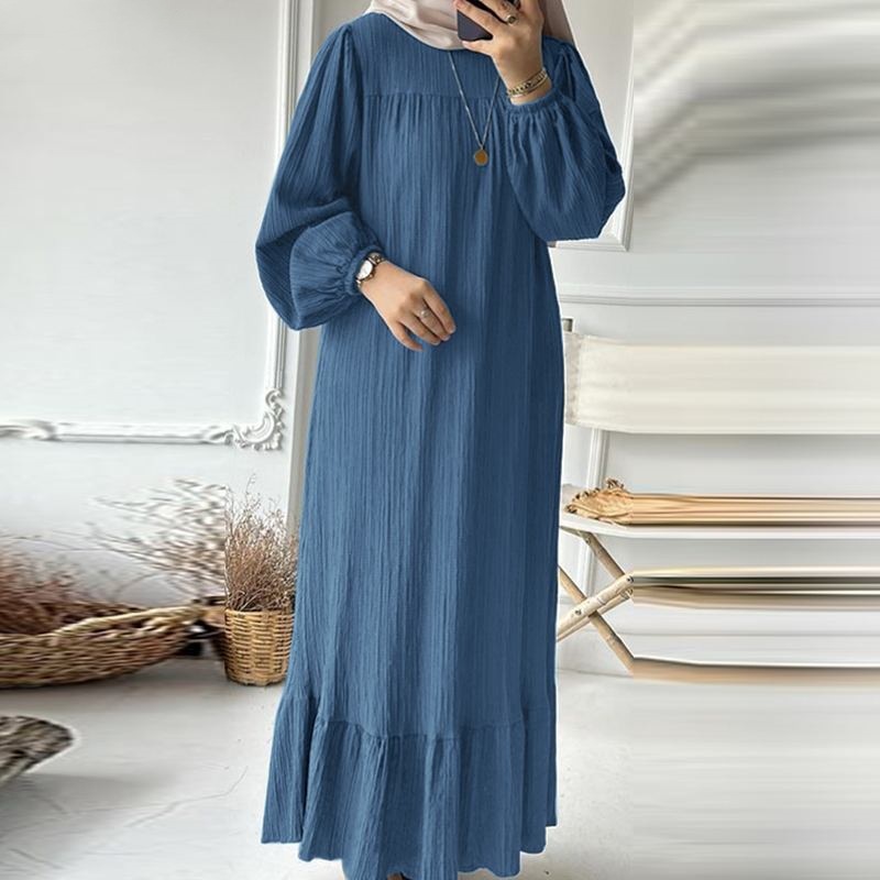 Abaya de Turquie à Manches sulfpour Femme, Caftan Éducatif, Robe Maxi à la Mode, Mulisme, Eid Mubarek