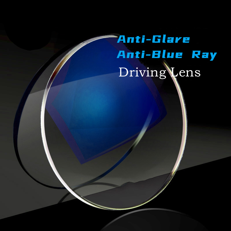 2 pièces 1.56 1.61 1.67 lentilles de lunettes sur mesure Prescription Anti-éblouissement/réfléchant/rayures verre optique myopie lentille de lecture