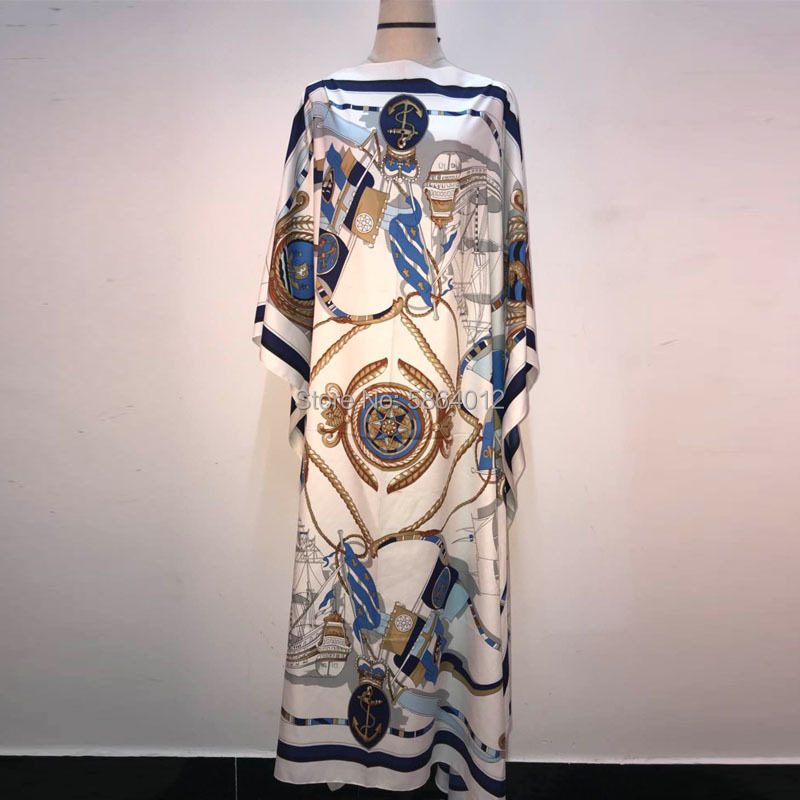 Robe longue imprimée chauve-souris pour femmes, robe élégante, robe de soirée, robe éducative, design de mode, été, automne, 2021