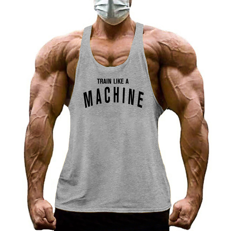 Vêtements de gymnastique professionnels pour hommes, entraînement comme une machine, dos en Y, maillots de fitness, coton, musculation, Stringer, précieux, été