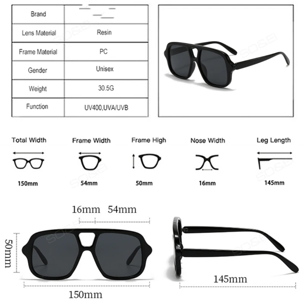 Lunettes de soleil carrées tendance pour hommes, style punk vintage, verres bleus, protection UV400, pour femmes et hommes