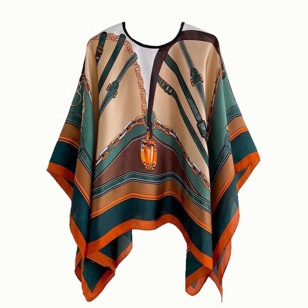 Accessoires de plage pour femmes, châle imprimé tendance, couverture de plage en mousseline, vêtement de protection solaire bohème, décoration quotidienne
