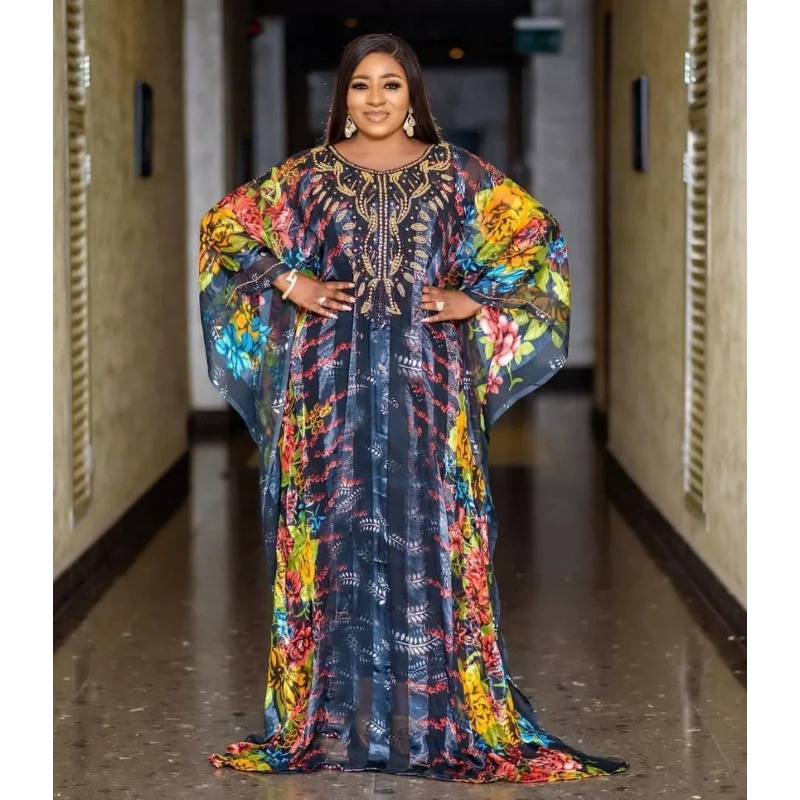 Robes africaines personnalisées pour femmes, longue Robe Maxi d'automne, vêtements africains Dashiki, Sexy Abaya dubaï Boubou, 2026