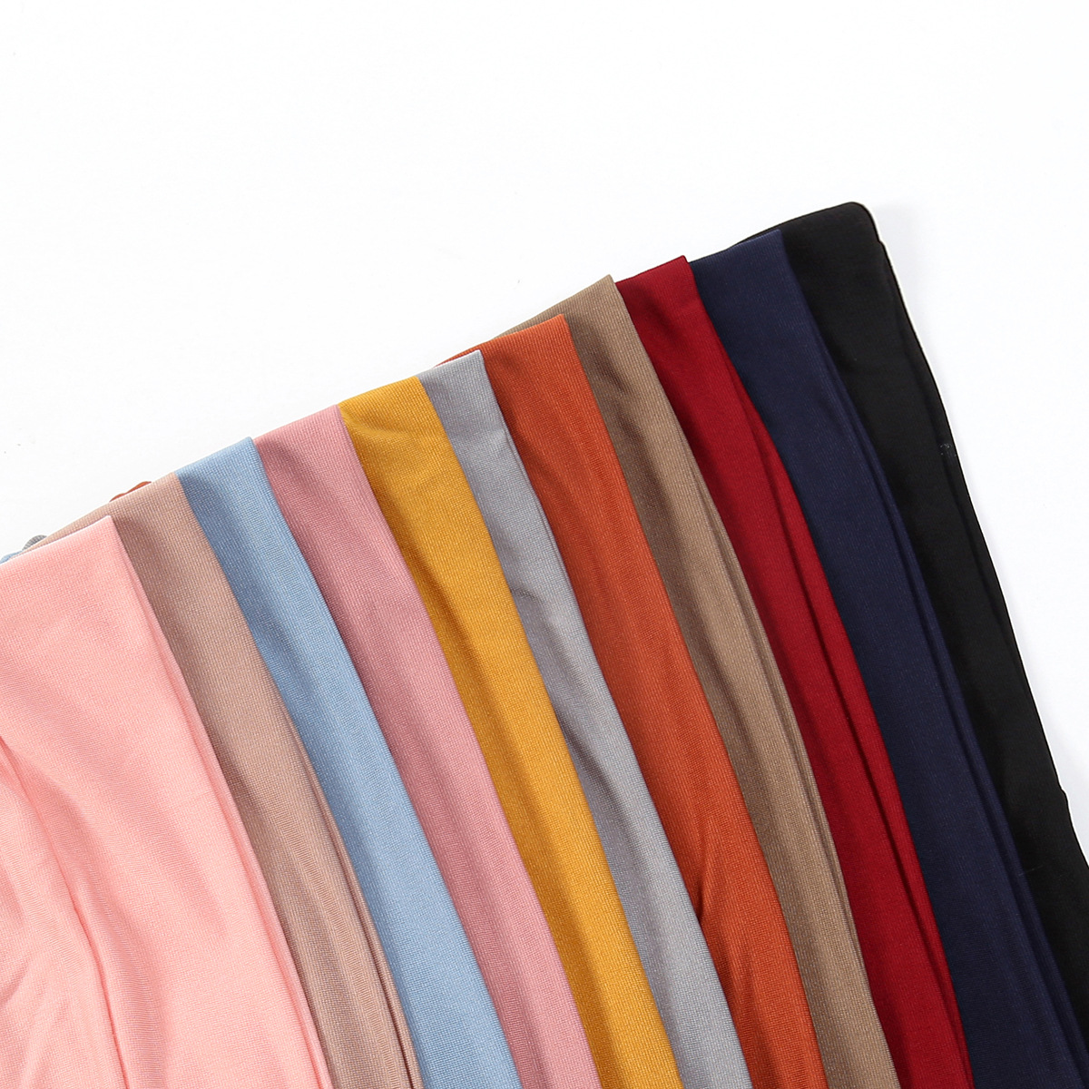 Hijab en cristal de chanvre froissé pour femmes, bonnet turban musulman pour dames, longue queue, foulard à tête ronde, chapeaux indiens, document solide