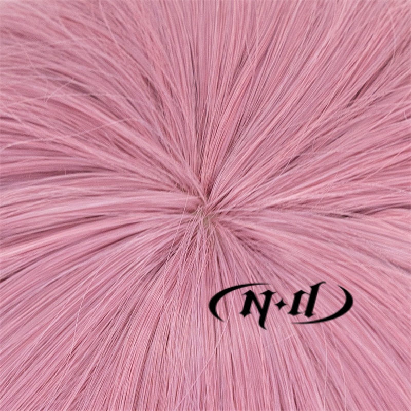 ND Anime Shugo Chara perruques Hinamori Amu Cosplay cheveux synthétiques résistants à la chaleur rose queue de cheval perruque avec pince à cheveux bouche de tigre