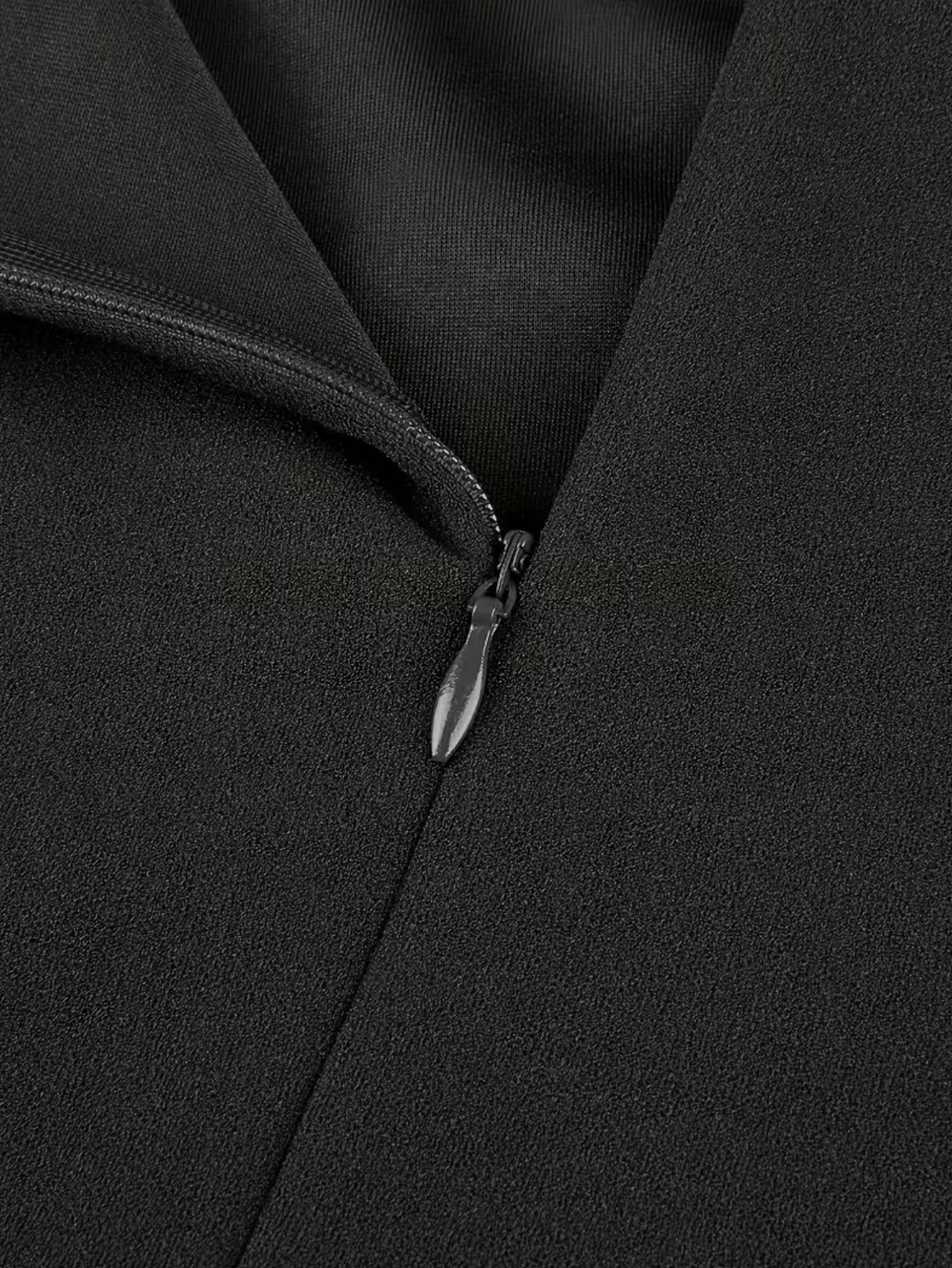 Robe mi-longue noire sexy en dentelle à manches 3/4 et col en V pour femme, grande taille, pour boîte de nuit et bar