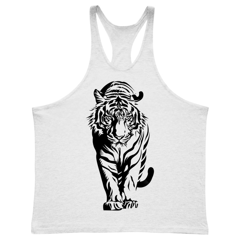 Débardeur de gymnastique d'été en coton pour hommes, gilet respirant en forme de I, mode homme en plein air, chemise sans manches, hauts de Fitness, vêtements de sport