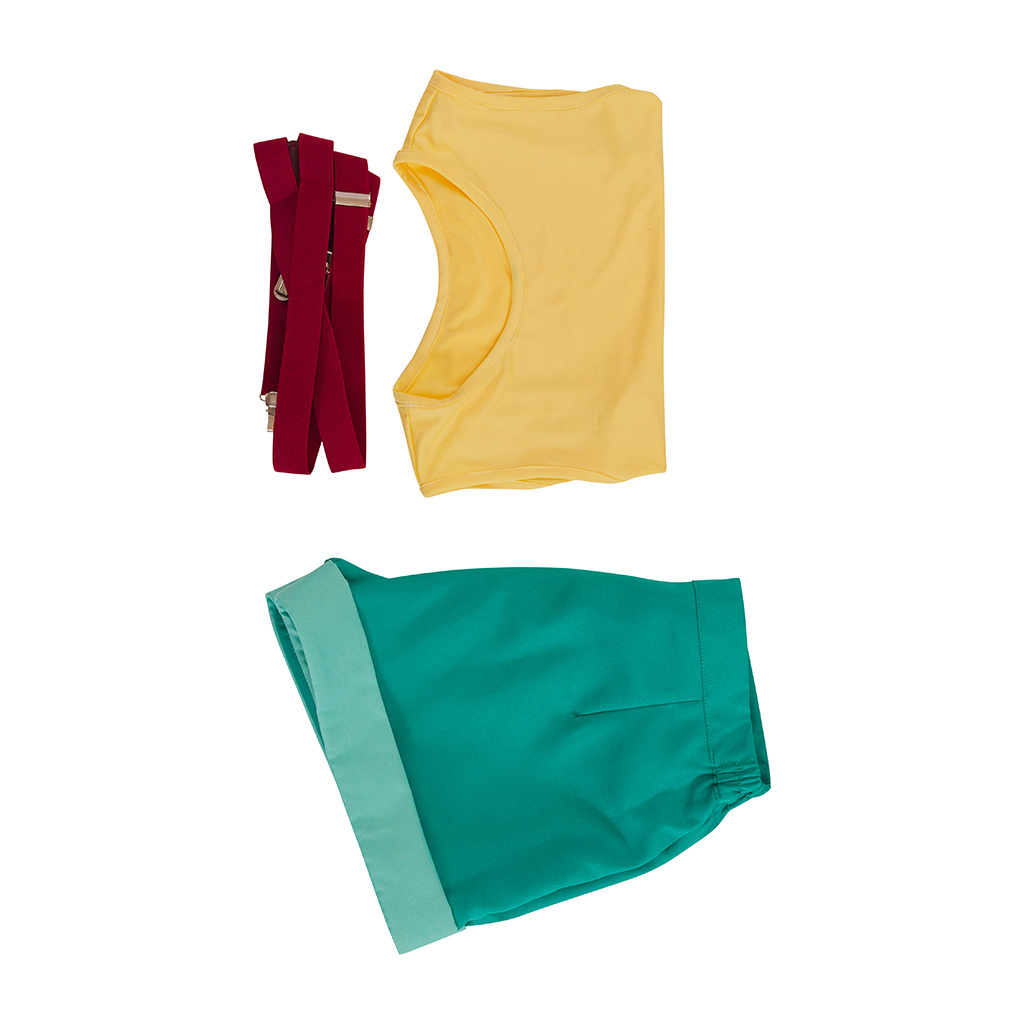 Costume de Cosplay Anime Misty pour femmes, haut court et short à bretelles, Costume de carnaval d'halloween, Streetwear, uniforme de bande dessinée