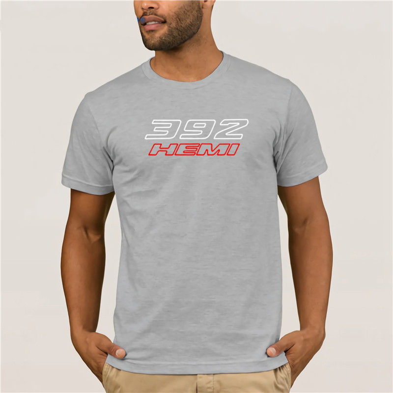 T-shirt homme dessin animé amusant 392 HEMI d-o-d-g-e Challenger chargeur Shaker suralimenté SRT Hellcat hommes 2020 mode Style t-shirt