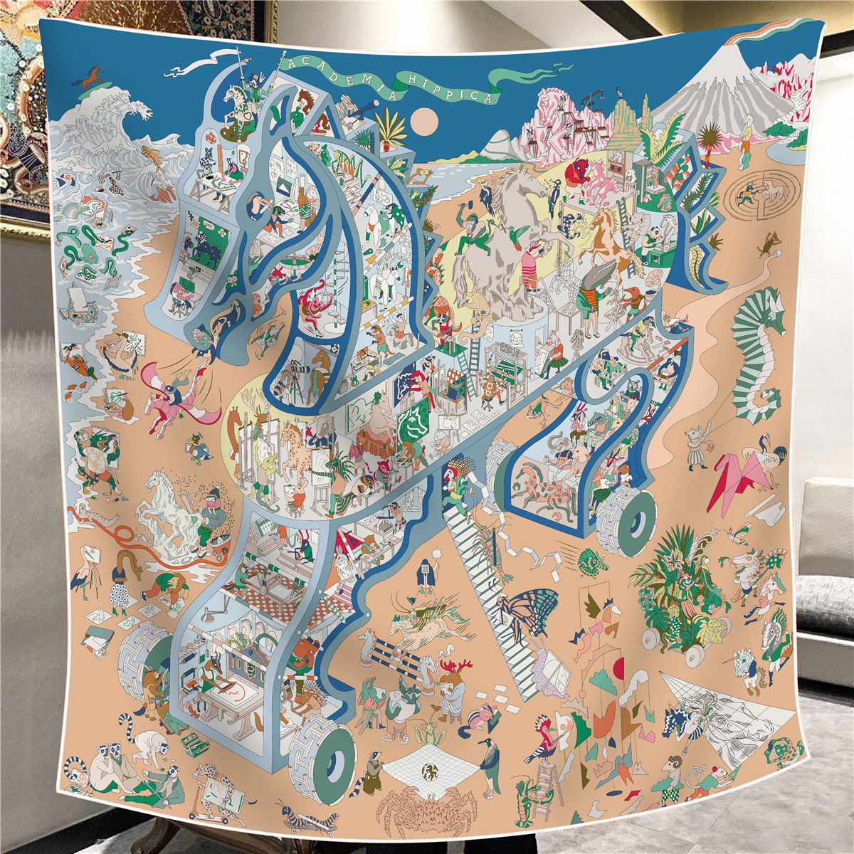Écharpe en fausse soie et laine pour femmes, 110x110m, Chic, élégant, carré, luxe, cadeau de noël, d'anniversaire, fête, bureau, emballage quotidien
