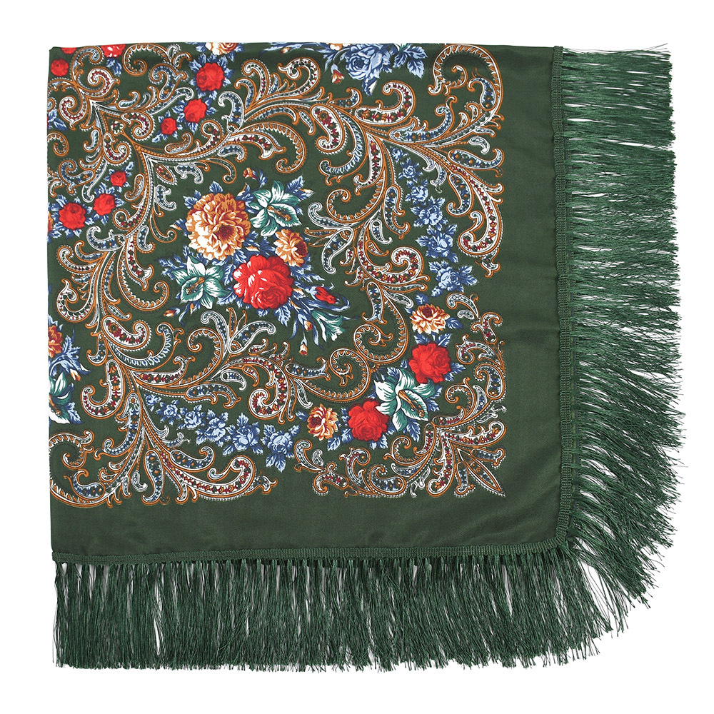 Foulard National russe pour femmes, 130x130cm, Bandana Floral de luxe, châle ukrainien à franges, grande taille, mouchoir, bandeau Babushka