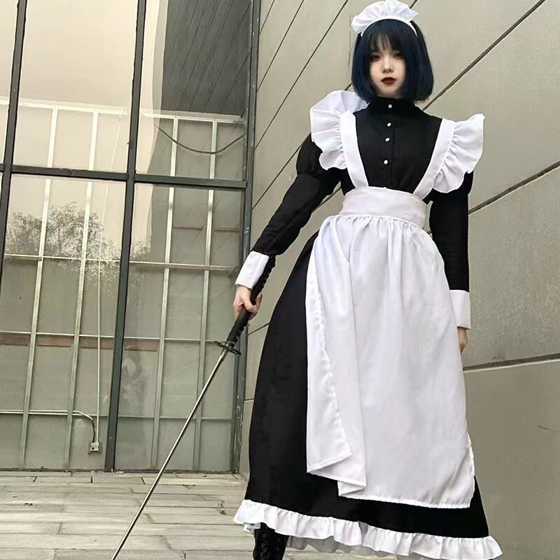 Tenue de demoiselle d'honneur Lolita pour hommes et femmes, ensemble de vêtements vintage, style japonais, uniformes Kawaii mignons, costume d'Halloween Cosplay