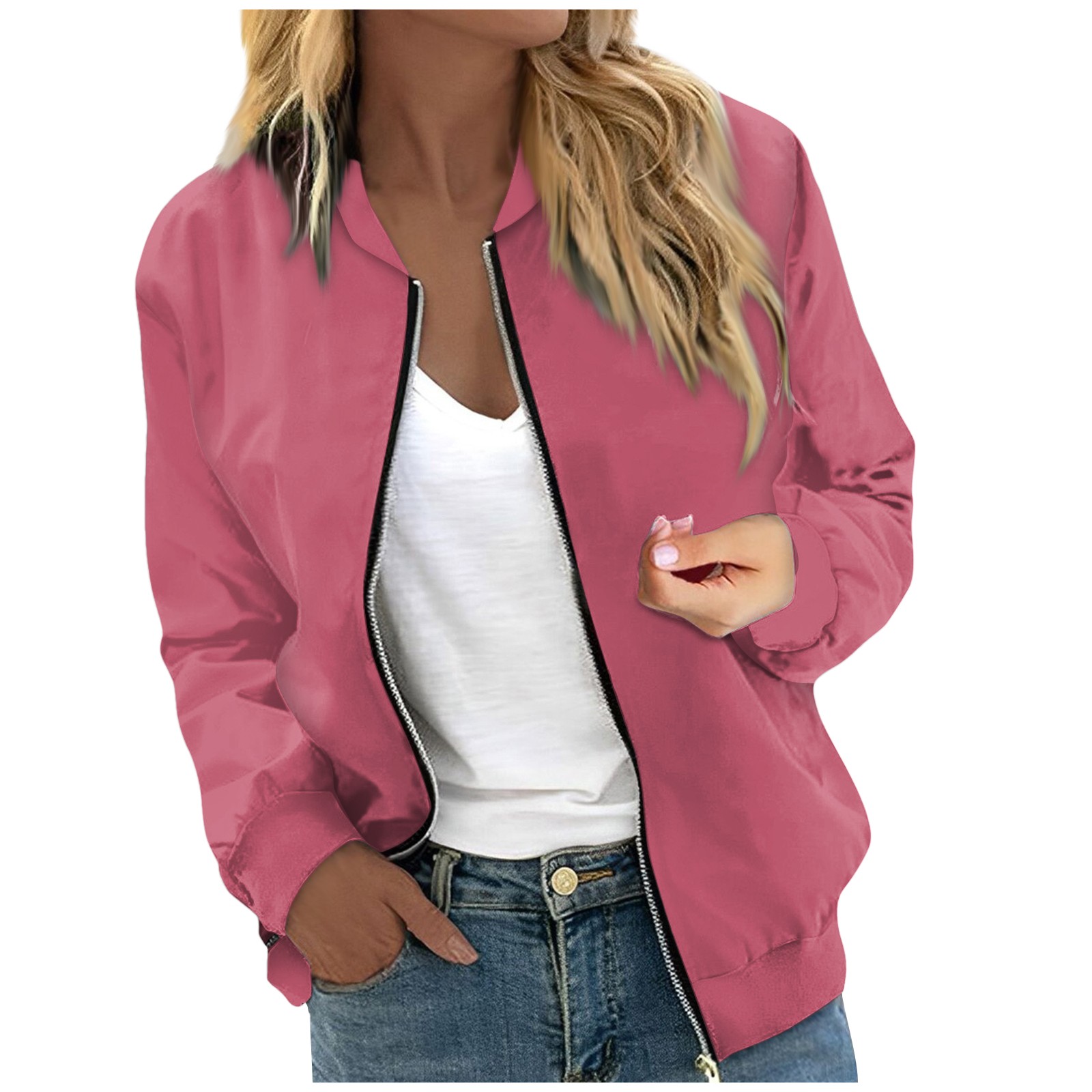 Chemise à manches longues à imprimé floral pour femmes, cardigan en Y à fermeture éclair décontractée, manteau mince pour femmes, haute qualité