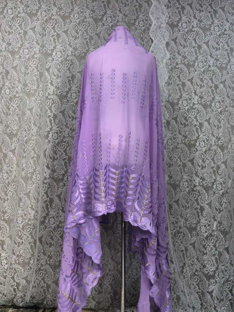 Écharpes en dentelle ethnique florale 2,2 m x 1,1 m, hijab en mousseline africaine coloré, nouveaux châles ethniques pour musulmanes, prix d'usine, vente en gros, pas cher