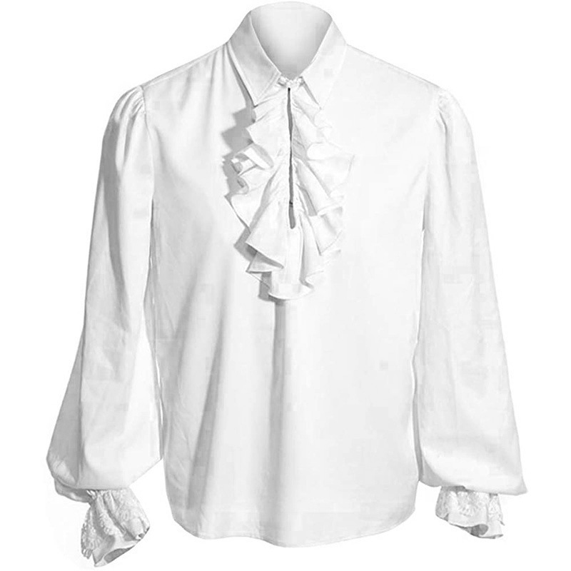 Ensemble de olympiques gothiques pour hommes, costume de cosplay de vampire d'Halloween, manteau de queue de gentleman médiéval noir, chemise Steampunk