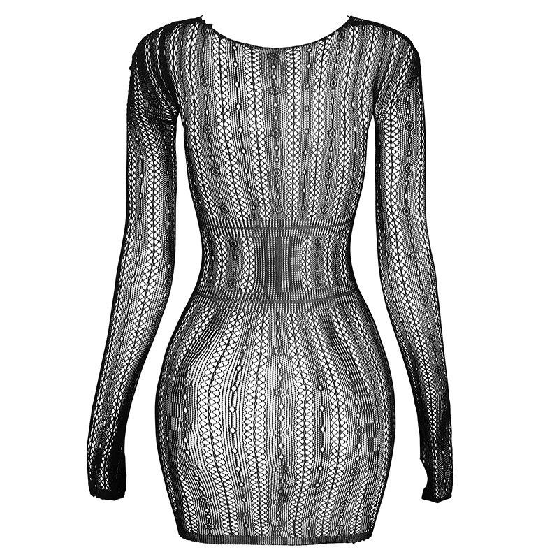 Robe moulante ajourée en résille pour la plage, maillot de bain transparent en maille pour femme, idéal pour l'été et les festivals