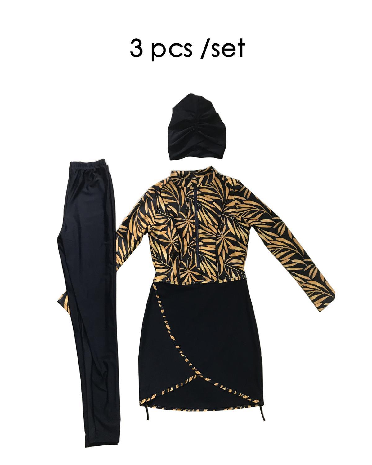 Burkini maillots de bains musulmans maillot bain femme hijab femme musulman Couverture de maillot de bain pour femmes musulmanes, Hijab Burkini, manches longues, islamique
