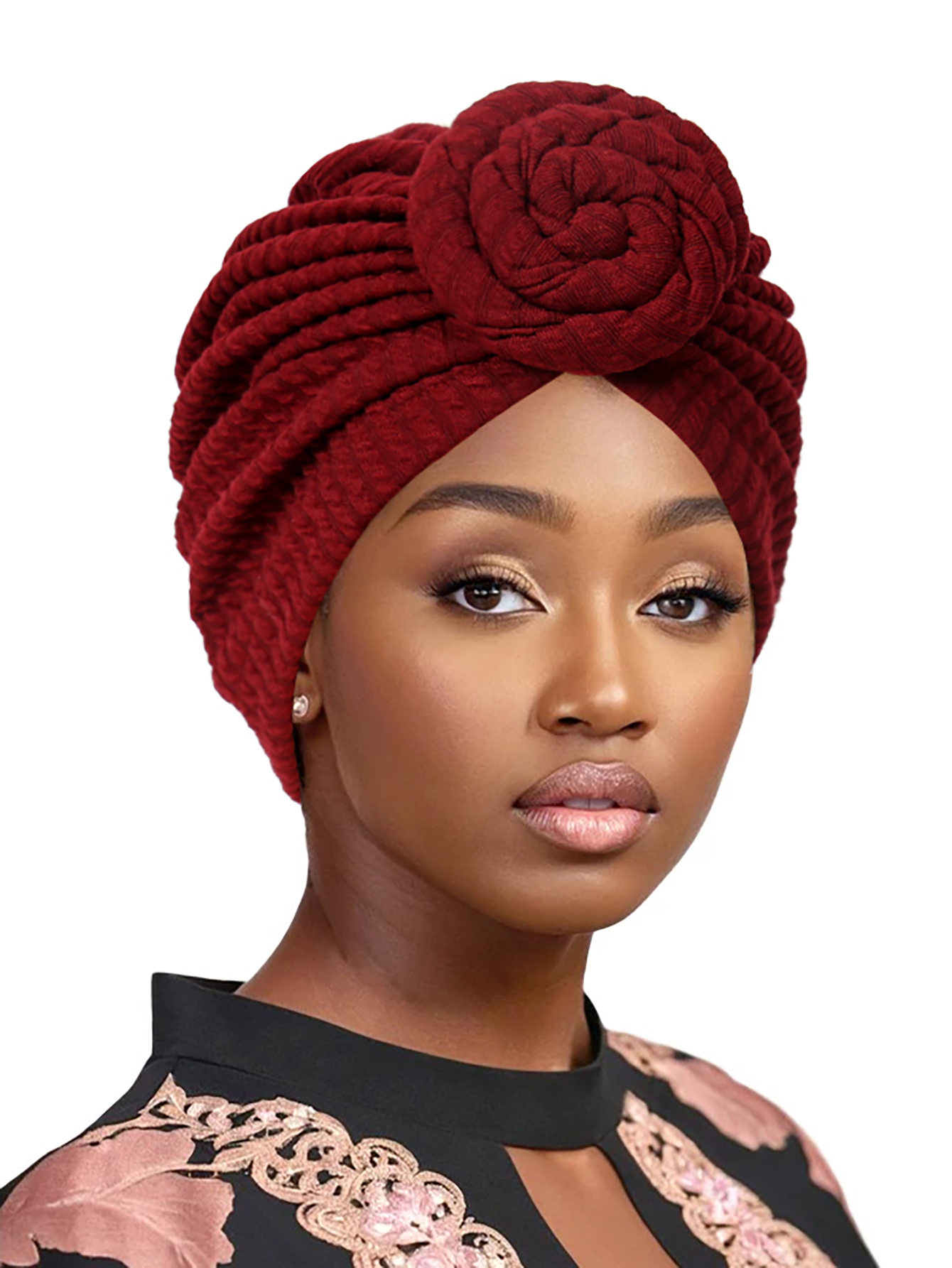 Mode femmes Turban Hijab chapeaux africain bandeau doux élastique musulman chapeaux respirant chimio casquette pour femmes filles