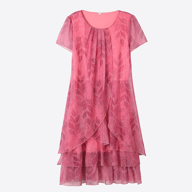 Robe d'été décontractée à manches courtes, col rond, imprimé Floral, robe de soirée élégante, 5XL, vêtements pour femmes, nouvelle collection