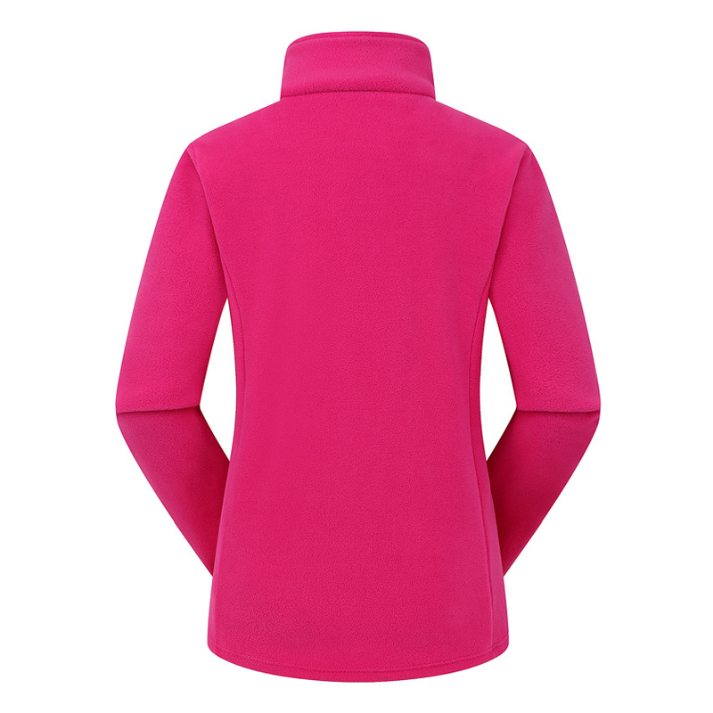 Veste en laine pour femme, col montant, chaude, respirante, résistante au froid, décontractée, confortable, pour les voyages en plein air, la randonnée