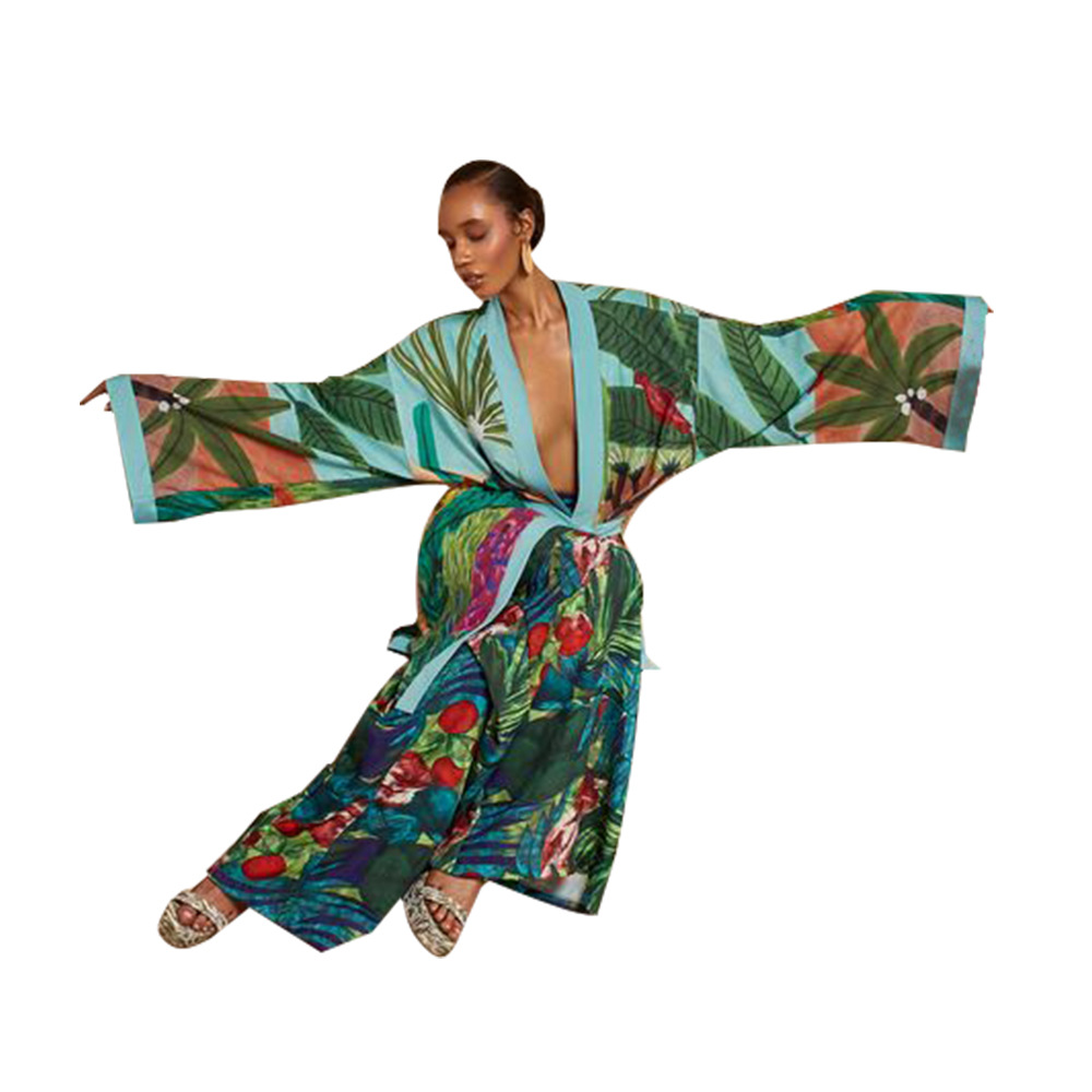 Kimono japonais sexy pour femmes, cardigan, pyjama, vêtements de nuit, robe de bain lisse