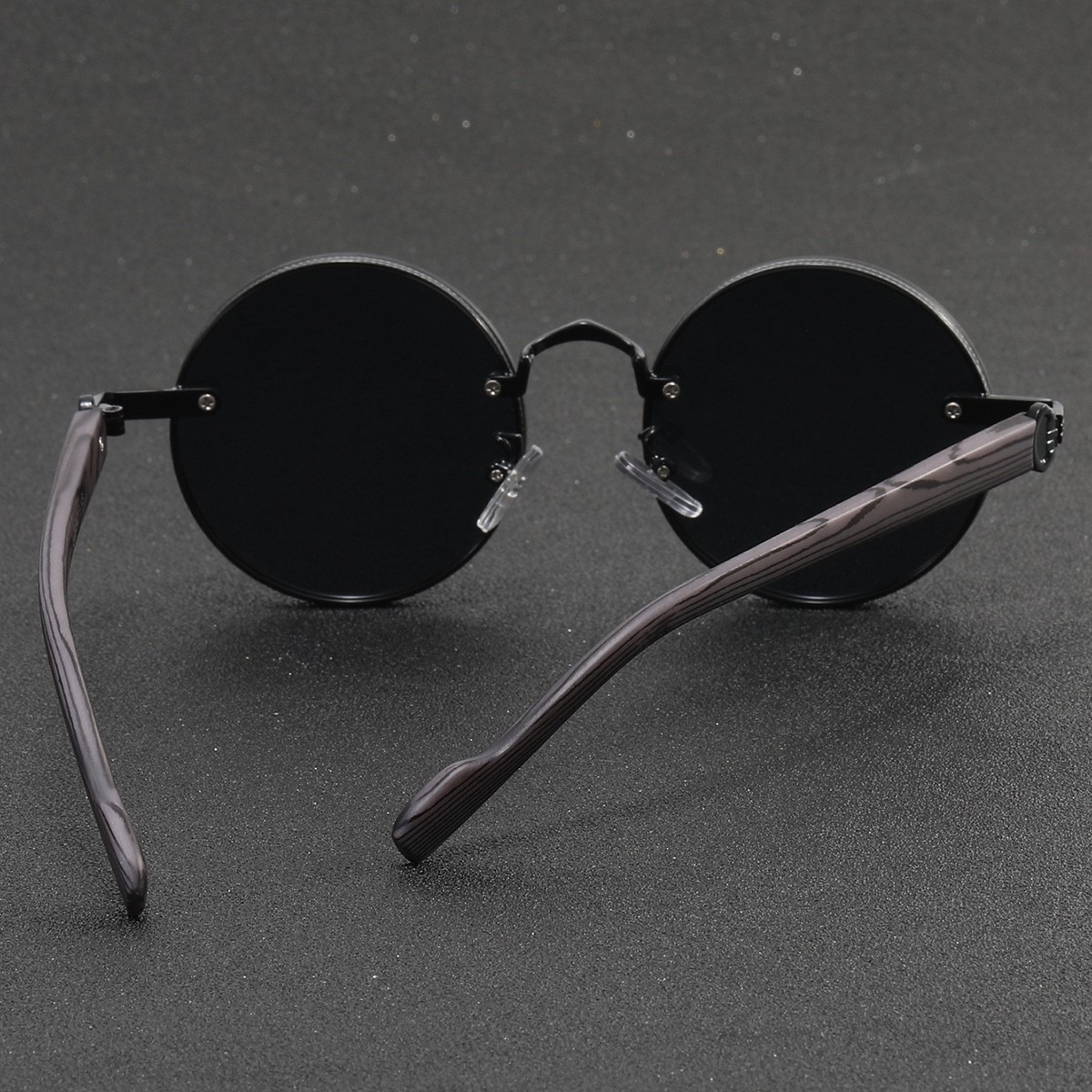 Lunettes de soleil rondes vintage pour hommes et femmes, mode classique, verres dégradés, lunettes de soleil tendance, marque de luxe, lunettes de créateur