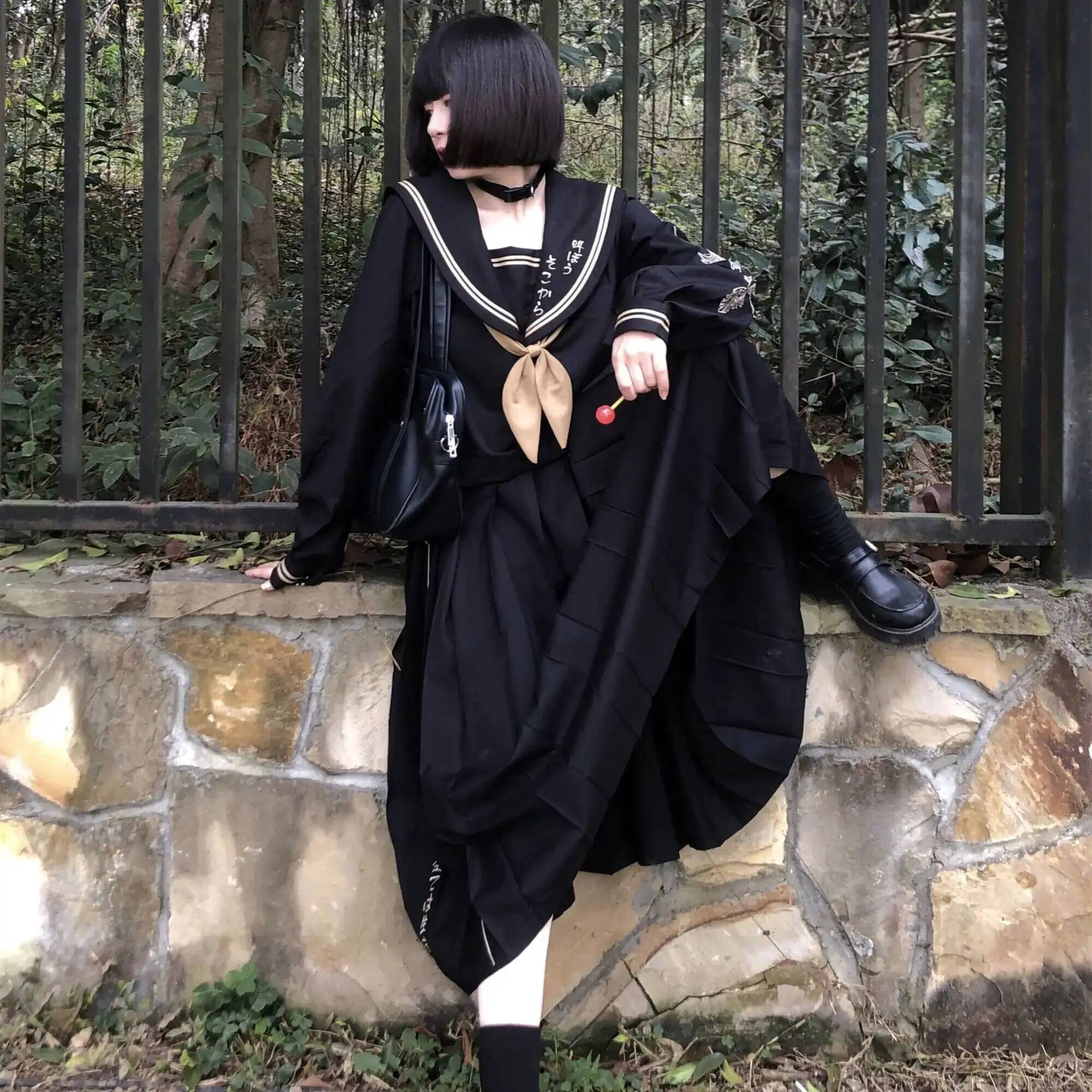 Uniforme d'écolière japonaise JK, veste à manches longues de style collège coréen