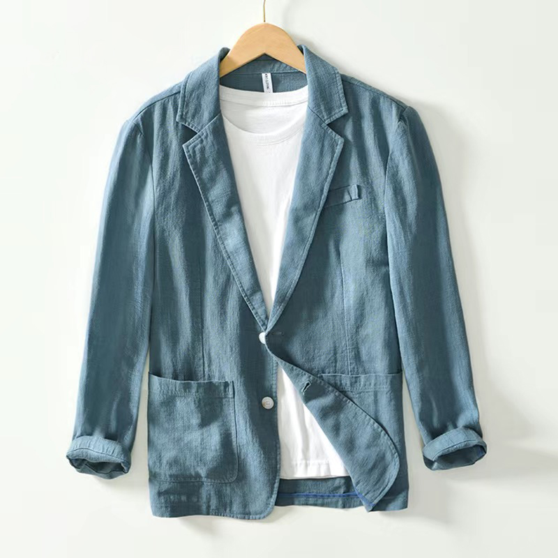 Vestes décontractées pour hommes, vêtements monochromes, vêtements surdimensionnés, minces, trempés légers, nouvelle mode