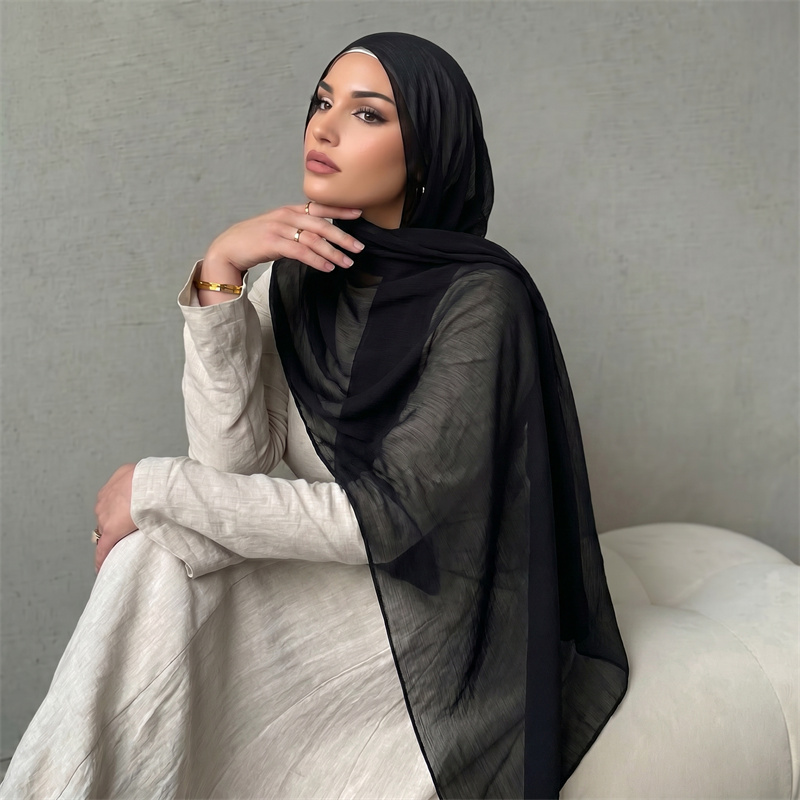 Hijab et Foulard en Satin pour Femme, Châle de Luxe Brillant en Viscose, Voile Musulman Lisse, Turban Islamique Couleur Unie, Idéal pour le Quotidien et les Fêtes