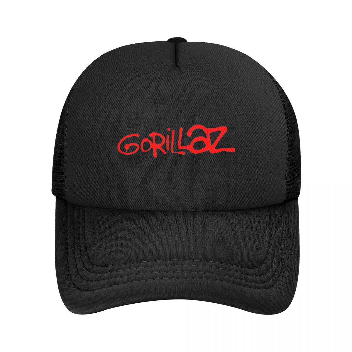 Gorillaz-Casquette de camionneur PUNK ROCK pour hommes et femmes, chapeaux de groupe de musique Hip Hop, chapeau de soleil, chapeau de pêche, casquette de baseball en maille réglable, haute qualité