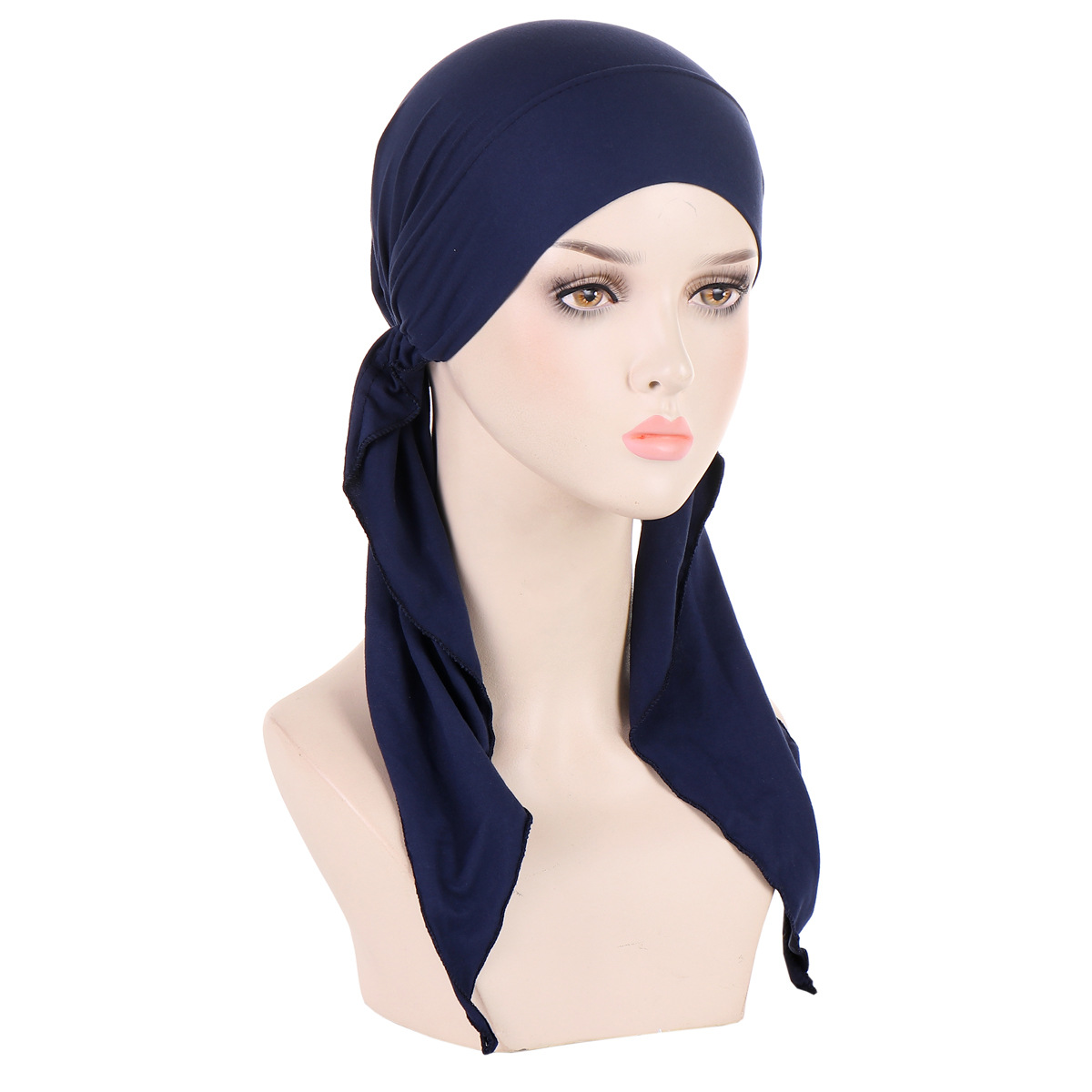 Bonnet turban chimio pour femme, Skullies, bonnet pour fille, bandanas au design traditionnel, tête ronde, perte de cheveux, vêtements de sauna, femme rurale, Z12X03