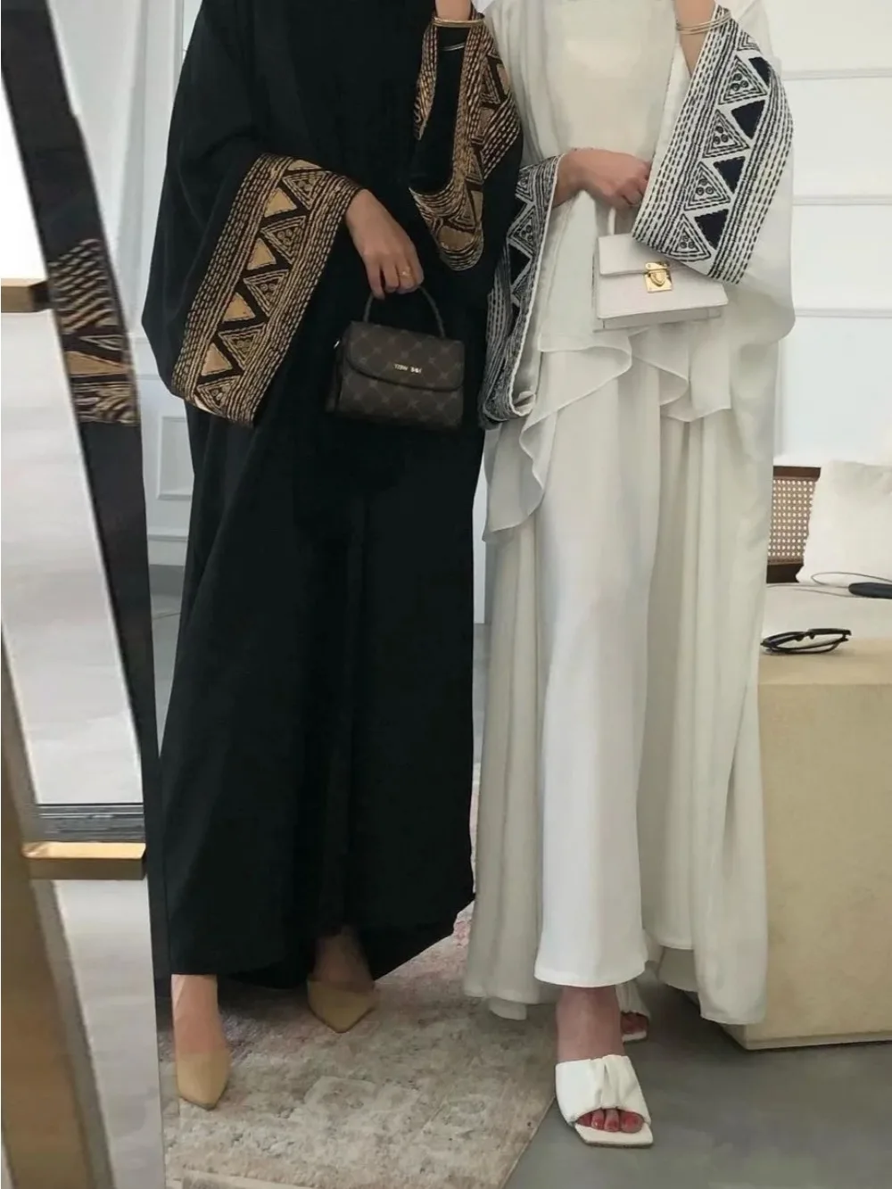 Caftan marocain Abayas Eid musulman Abaya pour femmes robes de dubaï Jalabiya broderie Ramadan Islam robes arabe longue Robe 2026