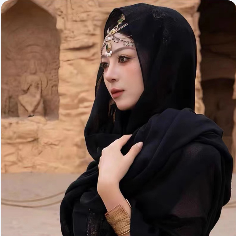 Écharpe de voyage Égypte Dubaï pour femme, imitation coton lin, châle de protection solaire, foulard, accessoires photo désert, écharpe de vacances en bord de mer