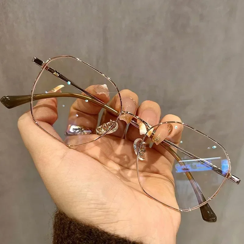 Lunettes rondes moins pour femmes et hommes, verres transparents ultra-légers, lunettes de vision de près, lunettes de myopie avec dioptrie, mode contrevenants