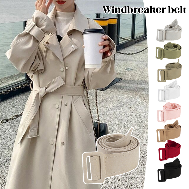 Ceinture élégante pour manteau trench femme, ceinture à nouer pour manteau décontracté, ceinture de remplacement pour robe ou manteau d'hiver