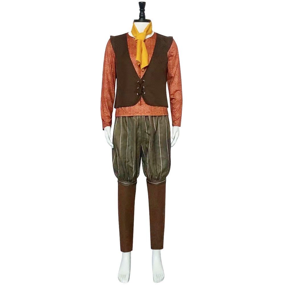 Shrek Nain Tracassin Cosplay Costume, Tenue Médiévale pour Homme, Déguisement d'Halloween Complète
