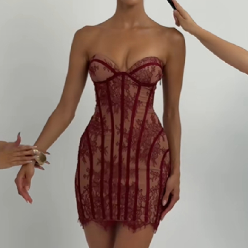 Robe de soirée élégante à rayures et imprimé floral, sexy, épaules dénudées, dos nu, taille ajustable, coupe ajustée, Vestidos 2026 pour femme