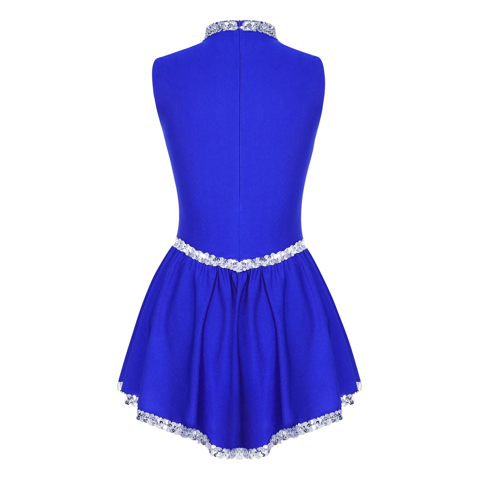 Robe de patinage artistique pour femmes, justaucorps de gymnastique, jupe Tutu de Ballet, Costume de danse, tenue de danse lyrique à paillettes brillantes