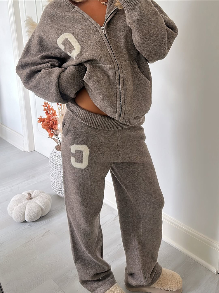 Ensemble deux pièces pour femme : haut à col revers et manches longues bouffantes, mini-short à nouer – Tenue d'été pour les vacances