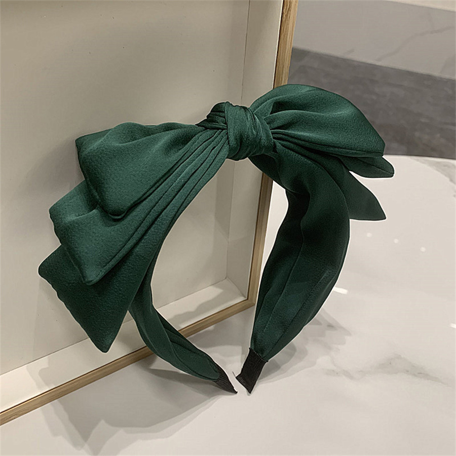 Nouvelle mode rétro femmes bandeau large côté grand nœud papillon bandeau classique décontracté Turban filles chapeaux cheveux accessoires en gros