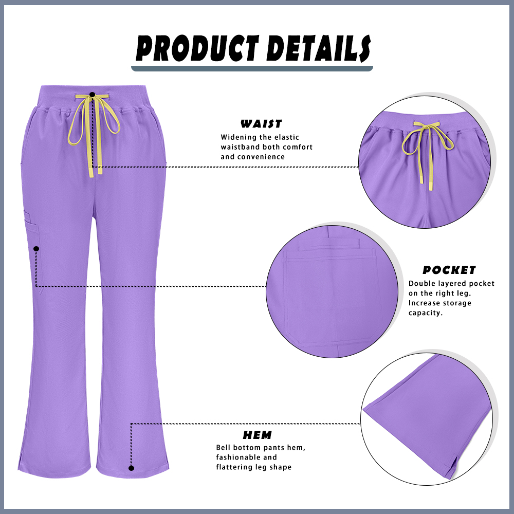 Tenue de travail pour dentiste, femme, médecin, infirmière, uniforme chirurgical, ensemble de blouses d'infirmière, vêtements de travail pour laboratoire de beauté, blouses et pantalons cliniques