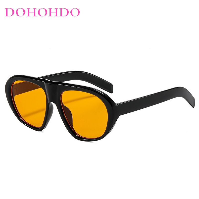 Nouvelles Lunettes de Soleil Aviateur Vintage de Luxe pour Femme et Homme, Grande Monture, Protection UV400, Idéales pour les Voyages en Extérieur