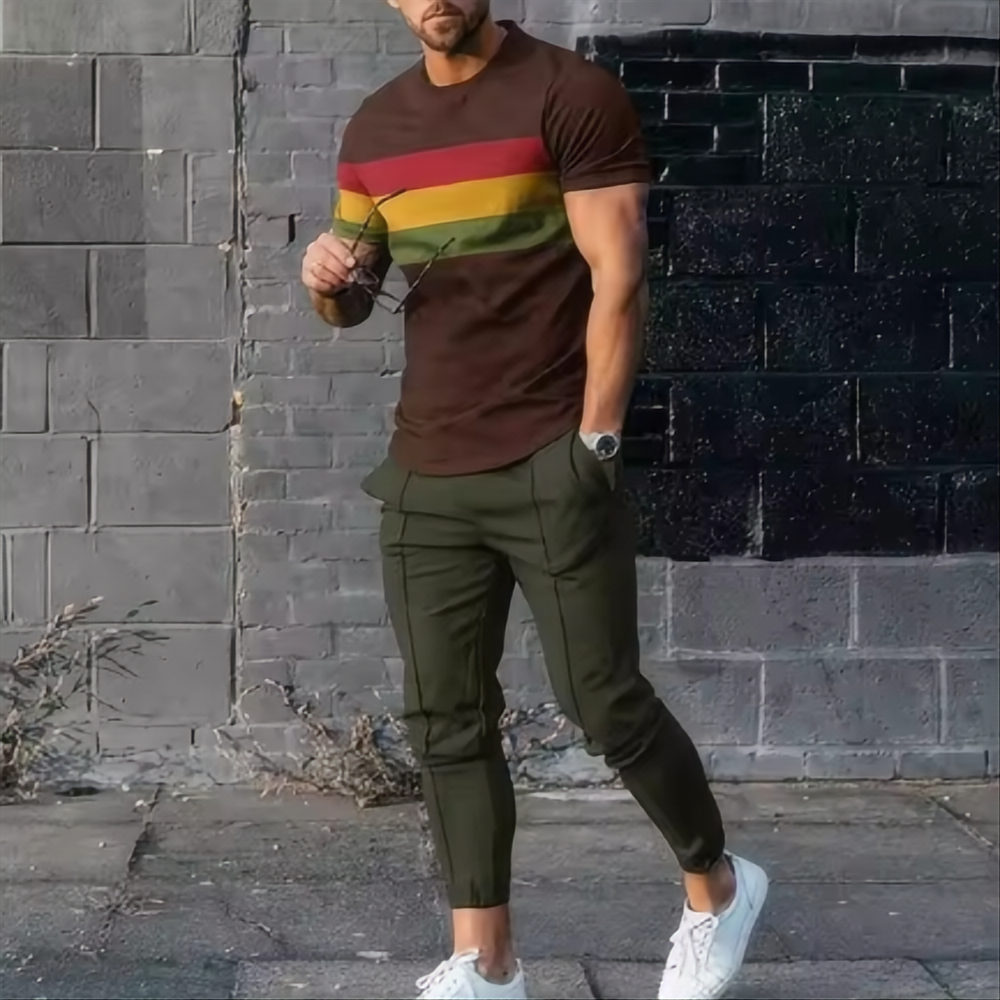 Nouveau costume de sport de basket-ball pour hommes ensemble de jogging imprimé en 3D Qeen été vente chaude rétro décontracté T-shirt à manches courtes + pantalon 2 pièces
