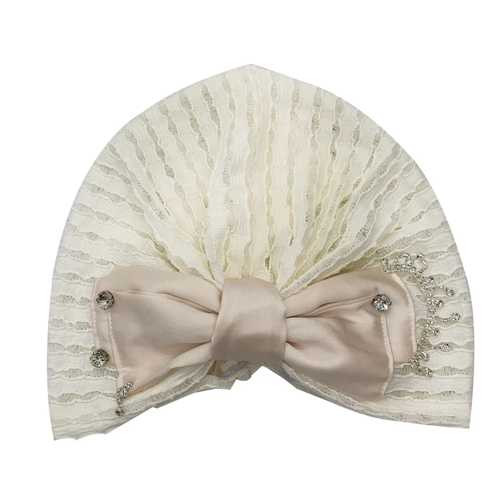 Turban brodé pour femme, bonnet respirant d'été, foulard musulman, sous-voile, chapeau chimio, Turbante mujer